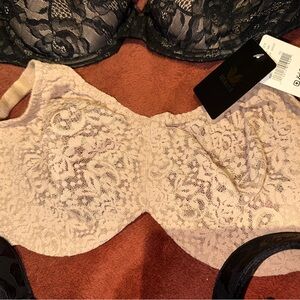 Felina Cream Lace Full Coverage Bra